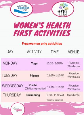 WHF Activities April 2019 time table